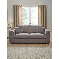 Very Home Seoul 3 Seater Standard Back Fabric Sofa - Fsc Certified