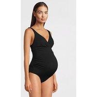 Speedo Womens V Neck Maternity U Back - Speedo Black