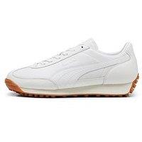 Puma Unisex Easy Rider Leather Trainers - White