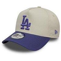 New Era Womens Patch E Frame Cap - Beige/Blue