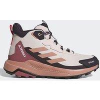 Adidas Terrex Womens Anylander Midi Rain Ready Waterproof Hiking Shoes - Mauve/Clay/Ruby