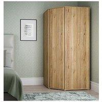 Very Home Lisson Corner Wardrobe - New Oak - Fsc Certified