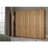 Very Home Lisson 6 Door Wardrobe - New Oak - Fsc Certified
