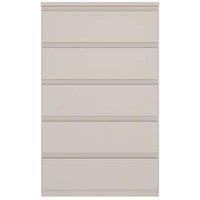 Very Home Lisson 5 Drawer Chest - Oatmeal - Fsc Certified