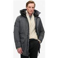 Superdry Superdry City Padded Parka Jacket- Grey