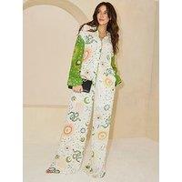 Michelle Keegan Printed Trouser - Multi