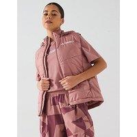 Adidas Terrex Womens Mountain Insulated Hooded Vest - Pink