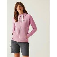 Regatta Womens Vatana Full Zip Hooded Fleece- Pink