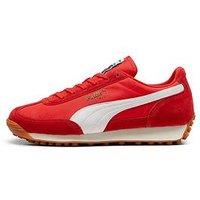 Puma Unisex Easy Rider Vintage Trainers - Red