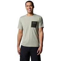 Columbia Men'S Hike Pocket Short Sleeve T-Shirt - Green