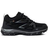 Regatta Mens Holcombe Low Waterproof Walking Shoe -Black
