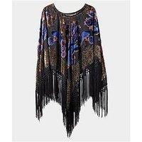 Joe Browns Poncho - Blue