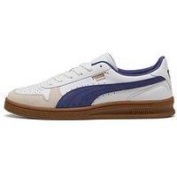 Puma Men'S Indoor - White - Puma White-Blue Crystal-Gum
