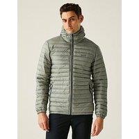 Regatta Mens Hurden Hooded Baffle Jacket- Brown