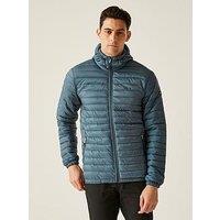 Regatta Mens Hurden Hooded Baffle Jacket - Grey