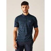 Regatta Men'S Kildra Striped Polo Shirt- Navy