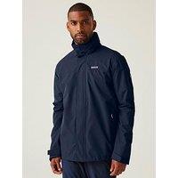Regatta Mens Matt Waterproof Shell Jacket- Navy