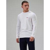 Berghaus Mens Three Layers Long Sleeve Tee - White