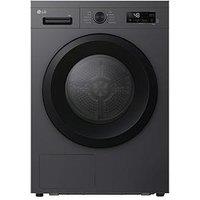 Lg Series 2 Thinqt Rhx1009Nmk 9 Kg Heat Pump Tumble Dryer - Grey - A+++ - 6% (B) Rated