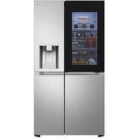 Lg Gsxe91Bsad 628L Instaview Smart Inverter American Style Fridge Freezer Brushed Steel