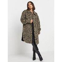 Pixiegirl Petite Animal Longline Shacket