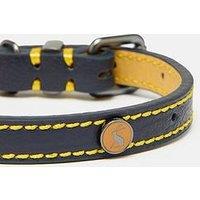 Joules Navy Leather Collar M - Large