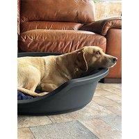 Rosewood Plastic Pet Bed- Grey - Medium