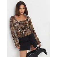 Pixiegirl Petite Leopard Ity Top