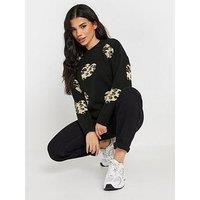 Pixiegirl Petite Leopard Heart Jumper