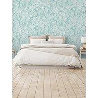 Fine Decor Dimensions Floral Teal Wallpaper