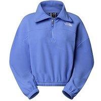 The North Face Women'S 100 Glacier Half Zip Fleece - Blue