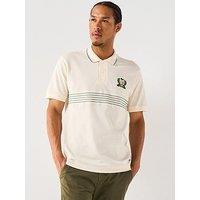 Lacoste Classic Fit Tennis Legacy L1212 Embroidered Polo Shirt - Cream