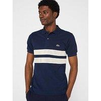 Lacoste Classic Fit Tennis Legacy L1212 Mesh Insert Polo Shirt - Navy