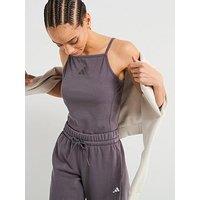 Adidas Sportswear Women'S All Szn Rib Tank Top - Dark Grey