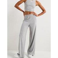 Adidas Originals Womens Essentials Wide Rib Pants - Grey