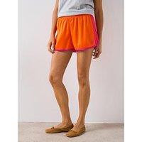 Adidas Originals Womens 3-Stripes Sprinter Shorts - Orange