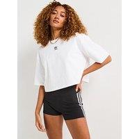 Adidas Originals Womens Essentials Crop T-Shirt - White