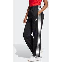 Adidas Sportswear Women'S Essentials 3-Stripes Fleece Joggers - Black/White