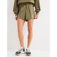 Adidas Sportswear Womens Essentials French Terry Cargo Shorts - Green