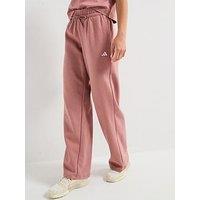 Adidas Sportswear Womens Essentials Feel Cozy Joggers - Red