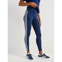 Adidas Originals Womens 3-Stripes Leggings - Blue