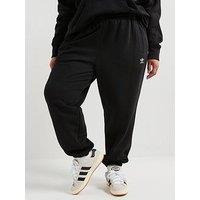 Adidas Originals Womens Plus Size Essentials Fleece Joggers - Black