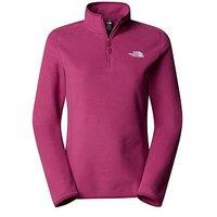 The North Face Women'S 100 Glacier 1/4 Zip Fleece - Dark Pink