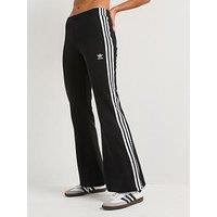 Adidas Originals Womens 3-Stripes Flared Track Pants - Black