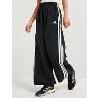 Adidas Sportswear Women'S Essentials 3-Stripes Woven Parachute Pants - Black