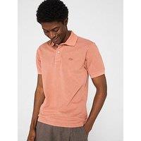 Lacoste Classic Fit L1212 Washed Polo Shirt - Brown