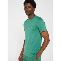 Lacoste Regular Fit Washed Heavy Jersey T-Shirt - Green