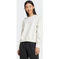 Adidas Sportswear Women'S All Szn Fleece Sweatshirt - Off White