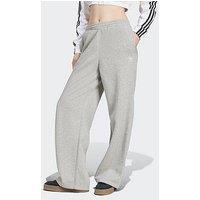 Adidas Originals Womens Wide Leg Fleece Joggers - Grey