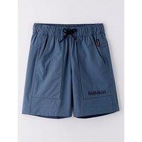 Napapijri Kids Marem Woven Shorts - Grey